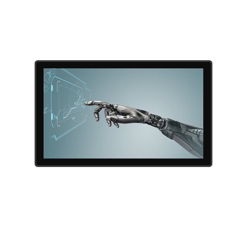 Custom Size 27 Inch Industrial LCD Capacitive Touchscreen Monitor with USB Inter