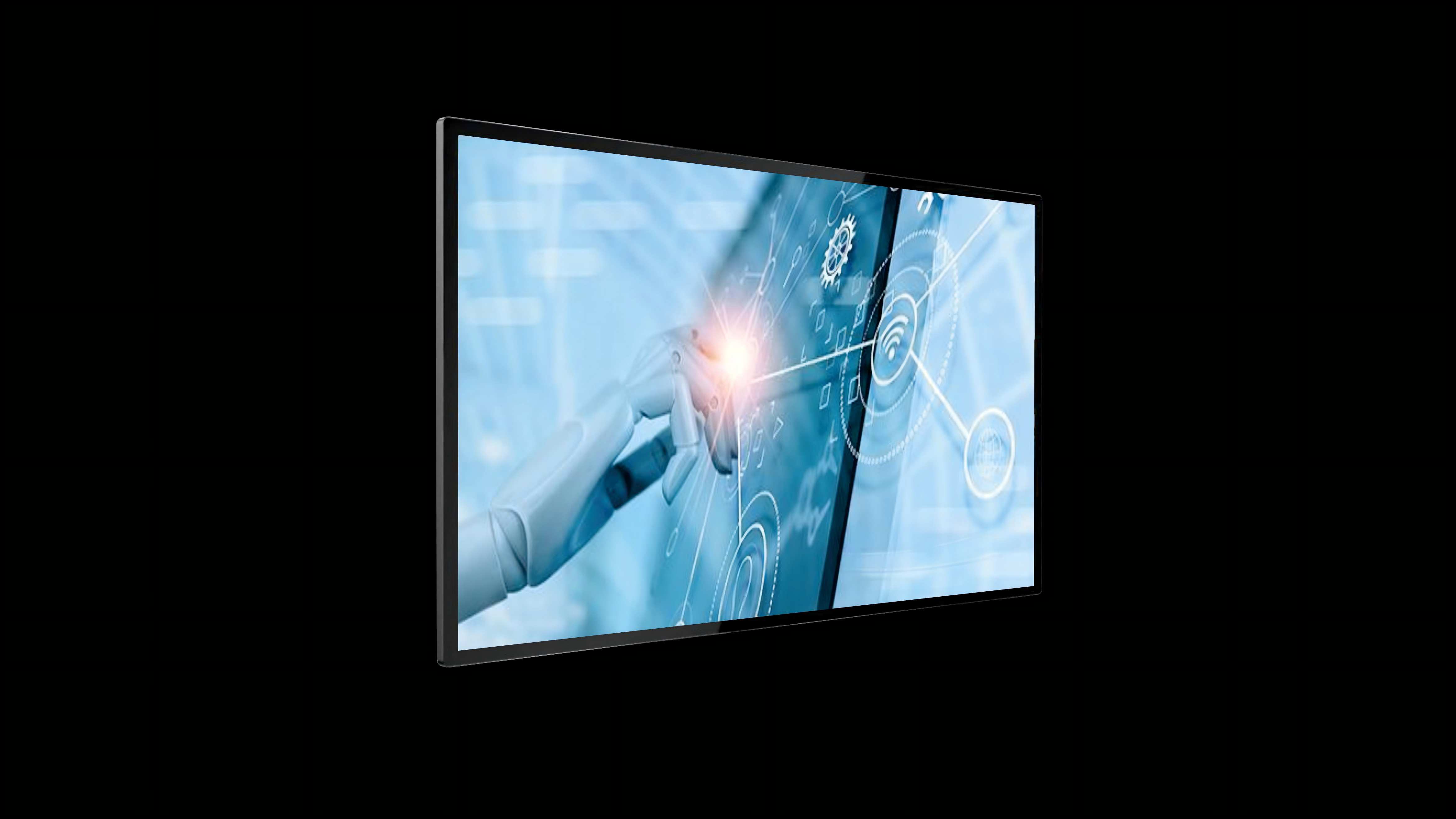 50 Inch Android System Touch Screen Monitor Wall Mounted LCD Advertising Display